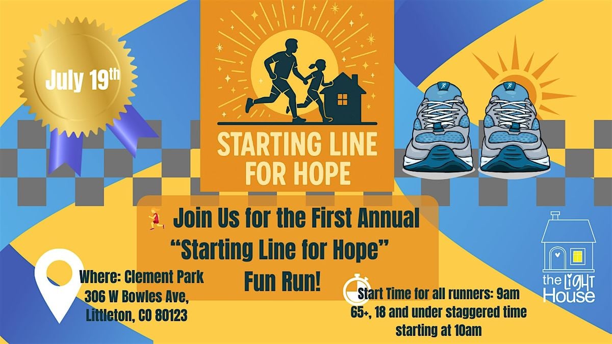 Starting Line for Hope Fun Run, 19 July | Event in Littleton | AllEvents