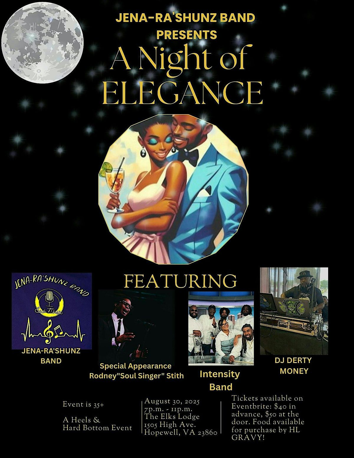 JENA'RA'SHUNZ Presents "A Night of Elegance", 30 August | Event in Hopewell | AllEvents