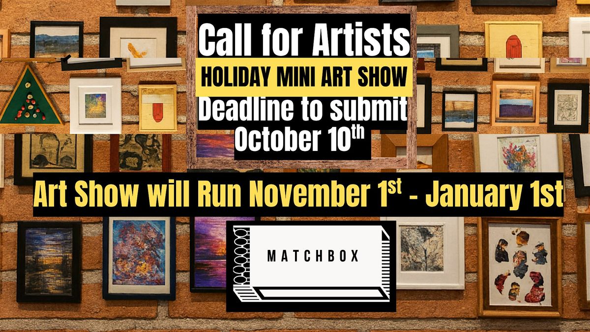Call for Art - Holiday  Mini Art Show Application – Matchbox, 10 October | Event in Denver | AllEvents