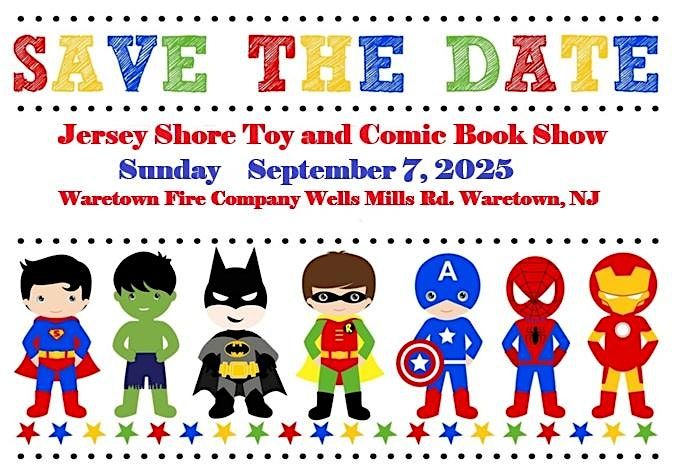 Jersey Shore Paper Collectibles and Comics Show, 7 September | Event in Ocean Township | AllEvents