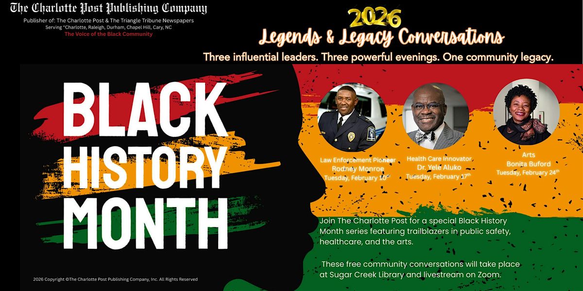 Black History Month 2026 Legends & Legacy Conversations: Bonita Buford