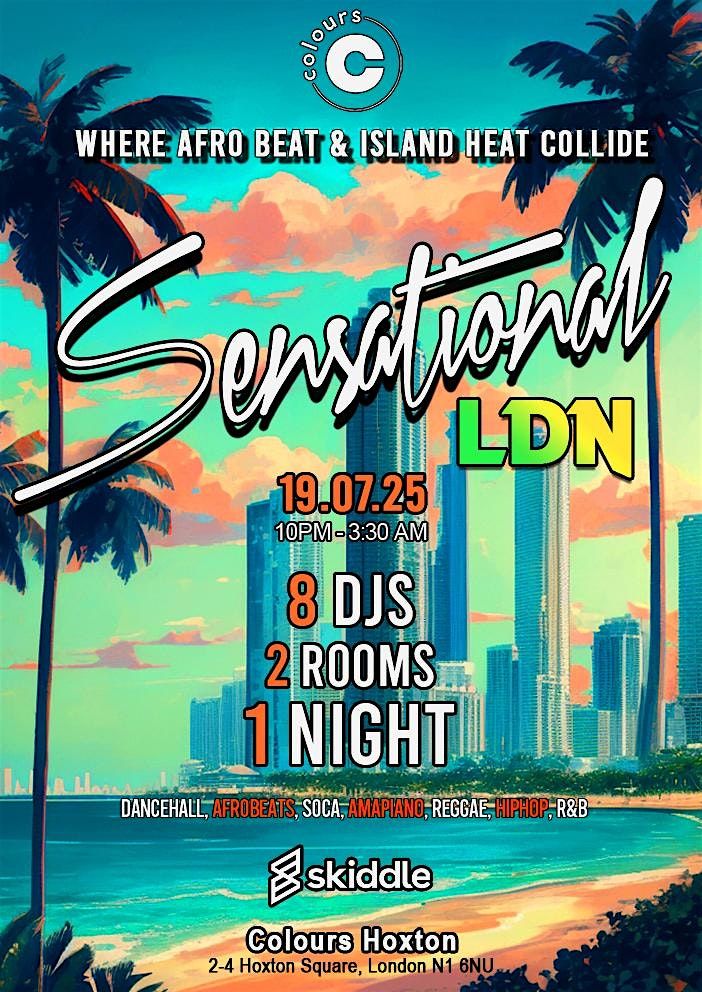 Sensational - LDN, 19 July | Event in London | AllEvents