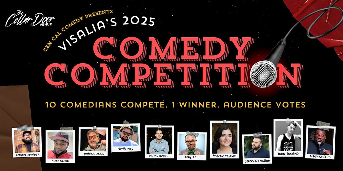 Visalia's 2025 Comedy Competition, 28 June | Event in Visalia | AllEvents
