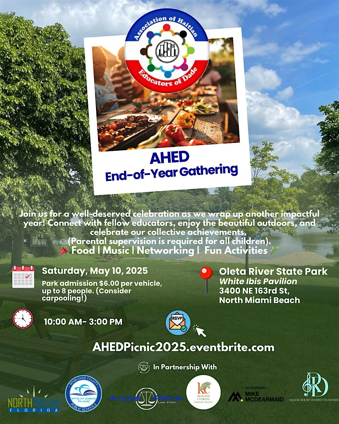AHED End-of-Year Picnic | Event in North Miami Beach | AllEvents