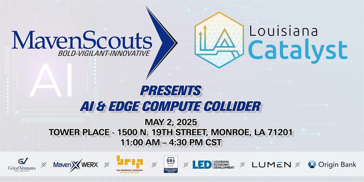AI & Edge Compute Collider, 2 May | Event in Monroe | AllEvents