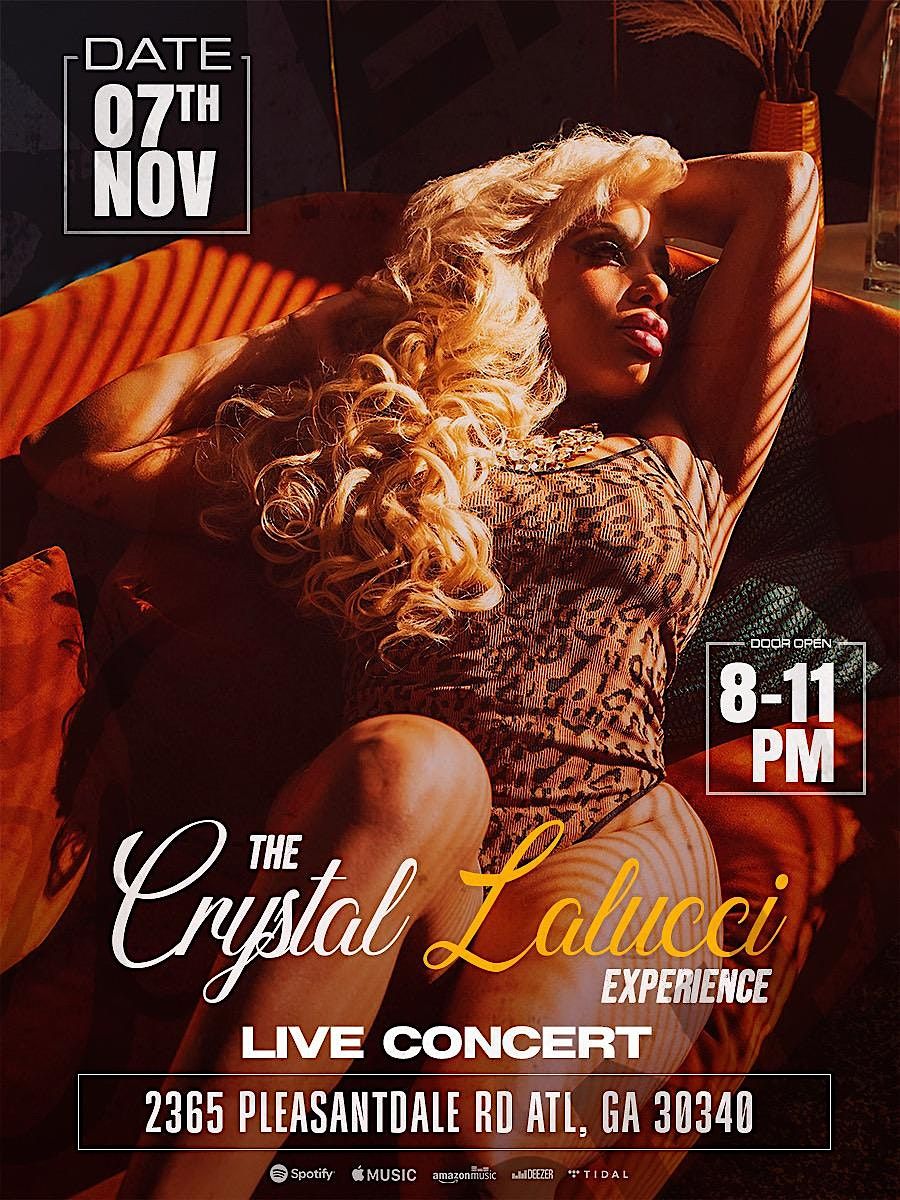 The Crystal Lalucci Experience, 7 November | Event in Atlanta | AllEvents