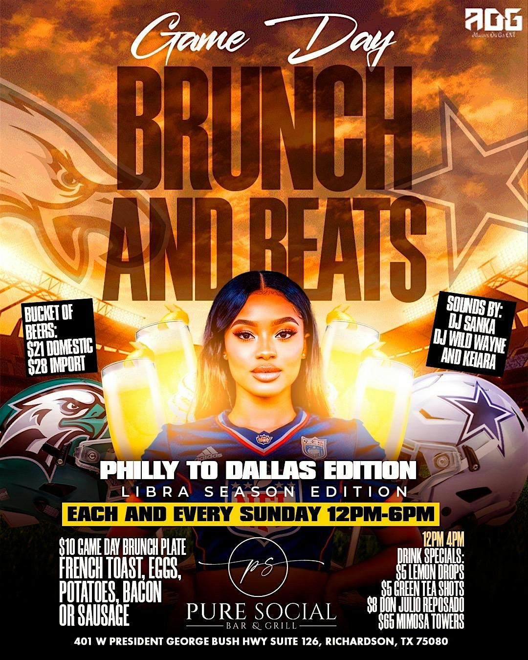 Gameday Brunch & Beats @ Pure Social | Event in Richardson | AllEvents