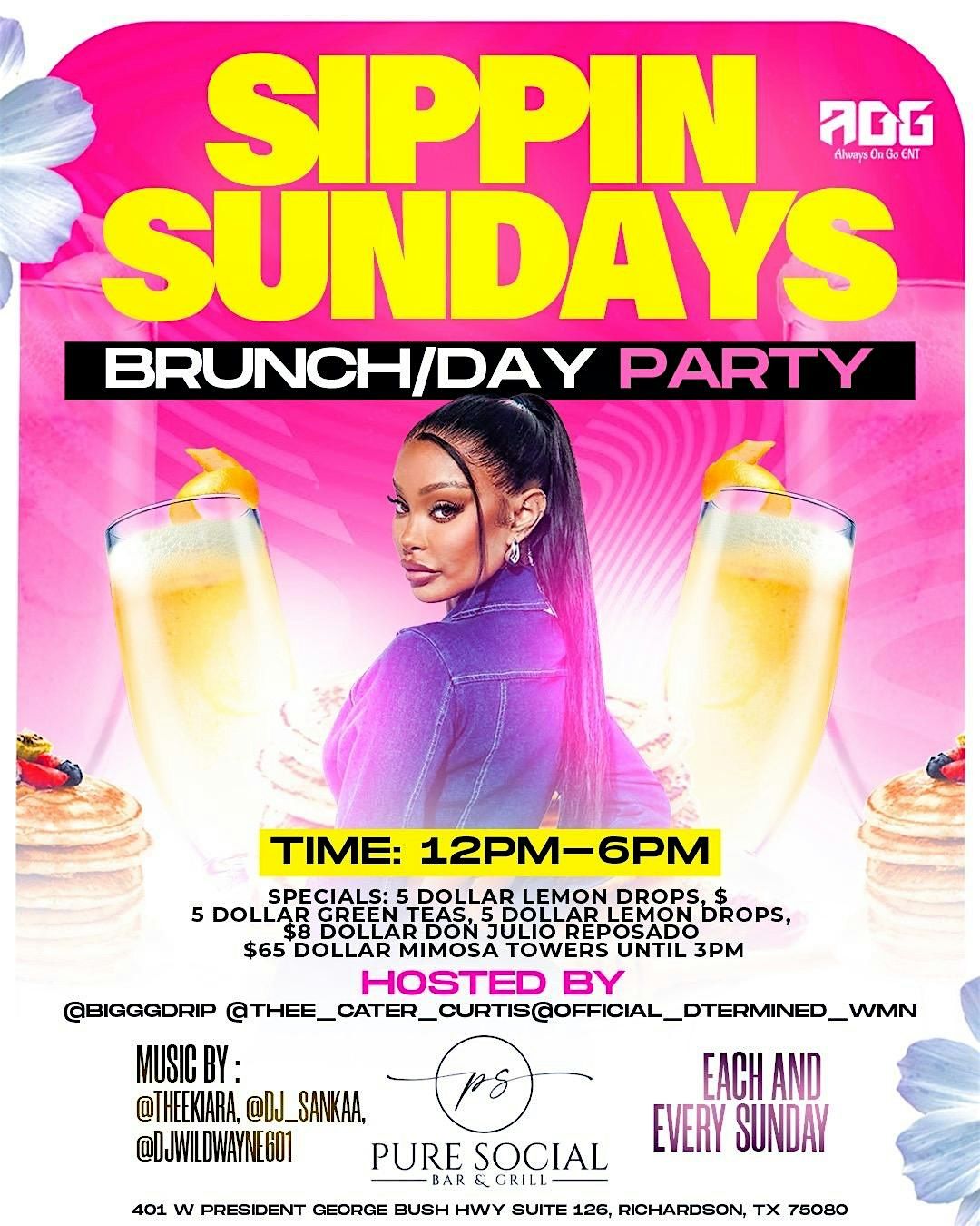 Sippin Sundays Brunch/Day Party | Event in Richardson | AllEvents
