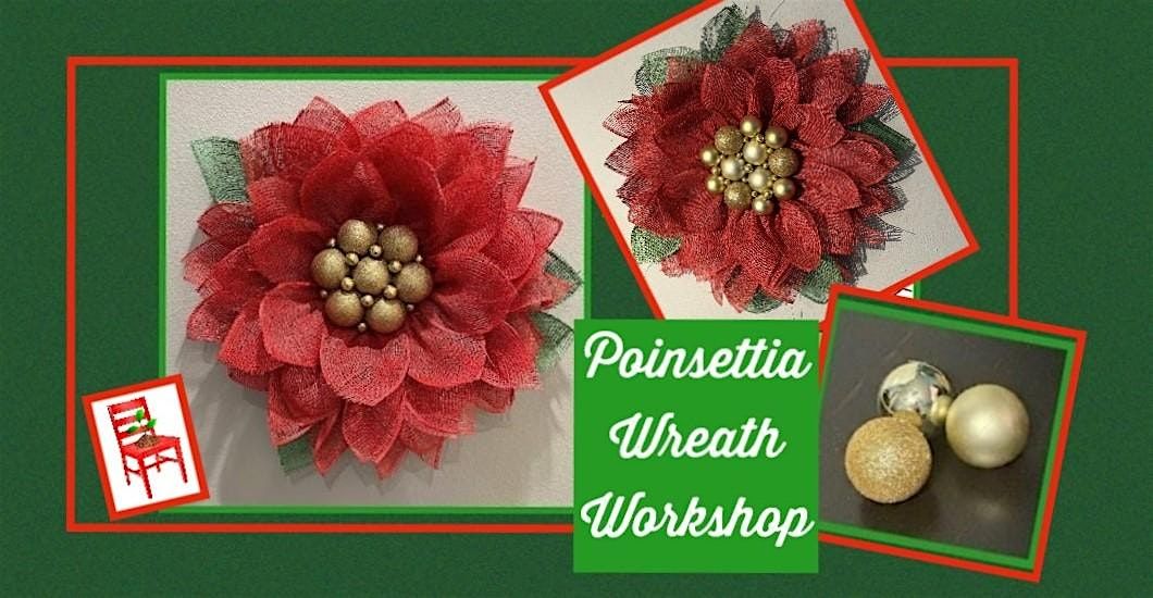 Poinsettia Wreath Workshop, 7 December | Event in Canby | AllEvents