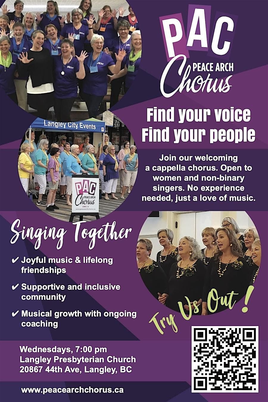 Find your voice, find your people! | Event in Langley | AllEvents