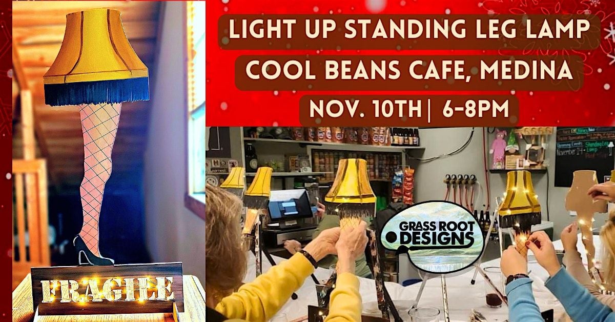 Make a Light up Fragile Leg Lamp at Cool  Beans Cafe!, 10 November | Event in Medina | AllEvents