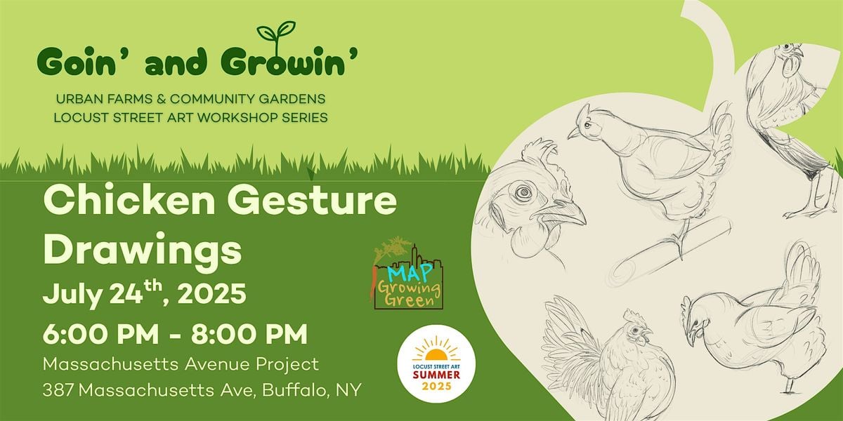 Chicken Gesture Drawings Workshop at Massachusetts Avenue Project, 24 July | Event in Buffalo | AllEvents