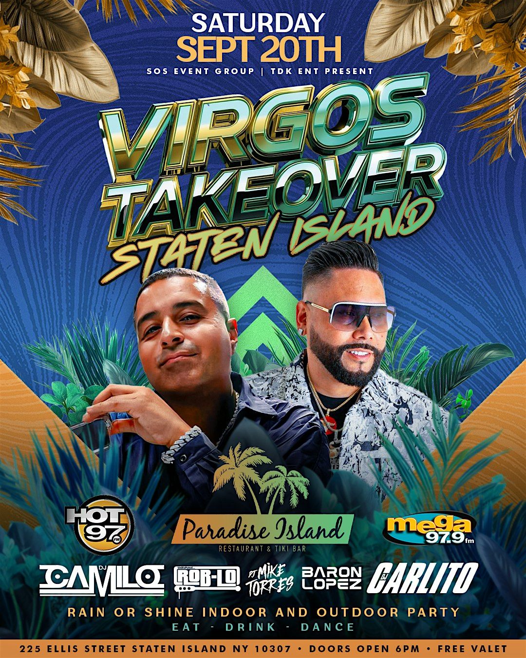 Virgo's Takeover Staten Island, 20 September | Event in Staten Island | AllEvents