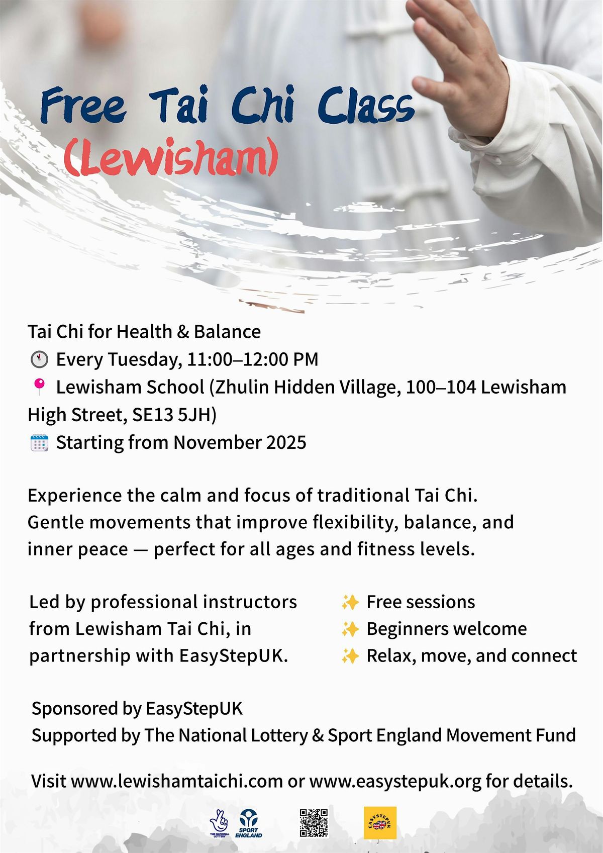 Free Tai Chi Class (Lewisham), 9 December | Event in London | AllEvents