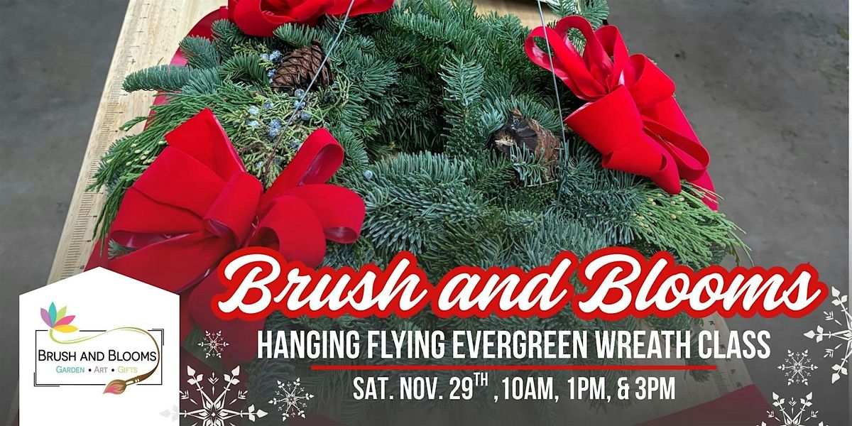 Hanging Flying Evergreen Wreath Class | Event in Thiensville | AllEvents