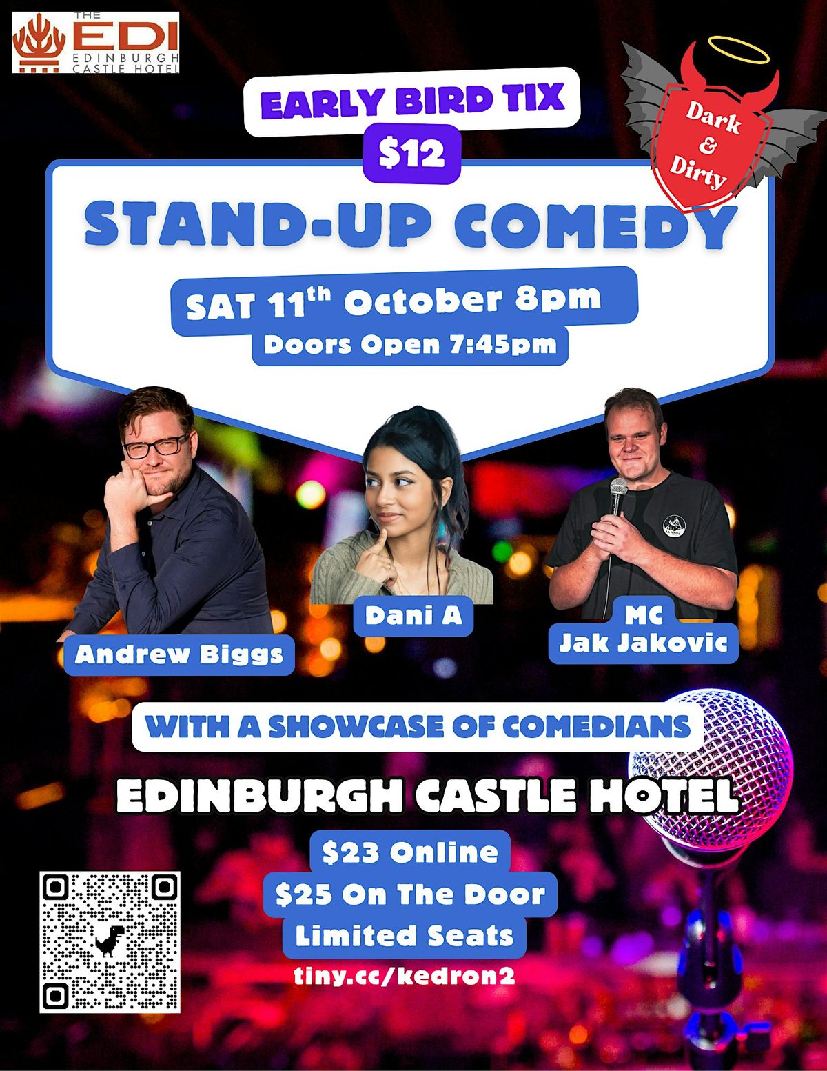 Stand-up Comedy in Kedron (Dark & Dirty jokes), 11 October | Event in Kedron | AllEvents