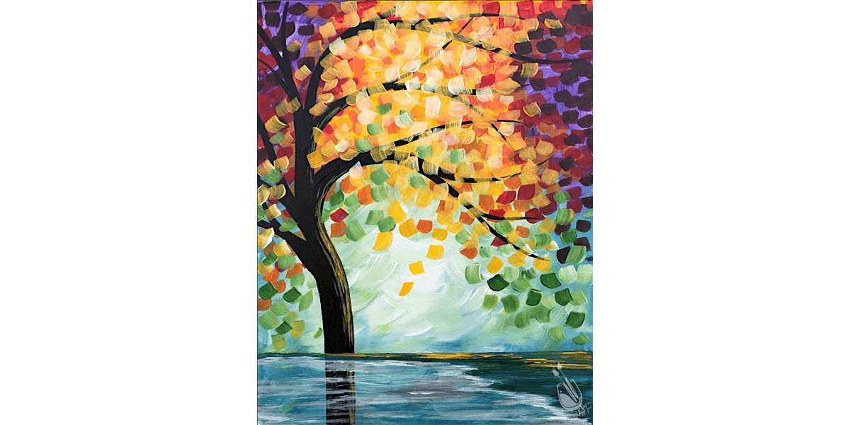 Epic Fall Reflections - Paint and Sip in Austin | Classpop!™, 6 October | Event in Austin | AllEvents