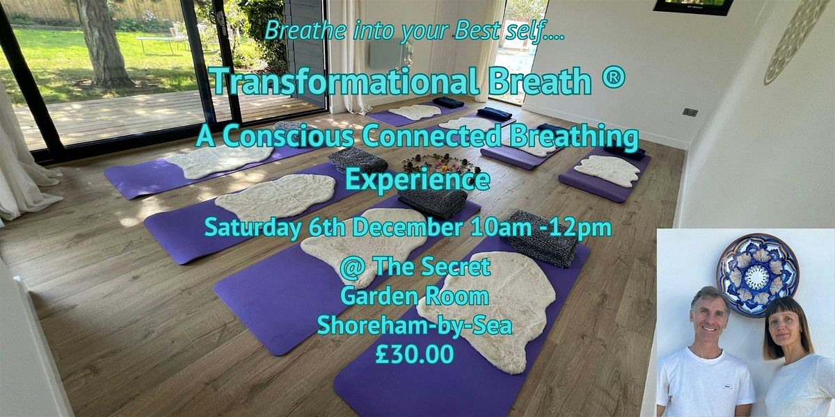 Transformational Breath ® A Conscious Connected Breathing Experience, 6 December | Event in Shoreham-by-Sea