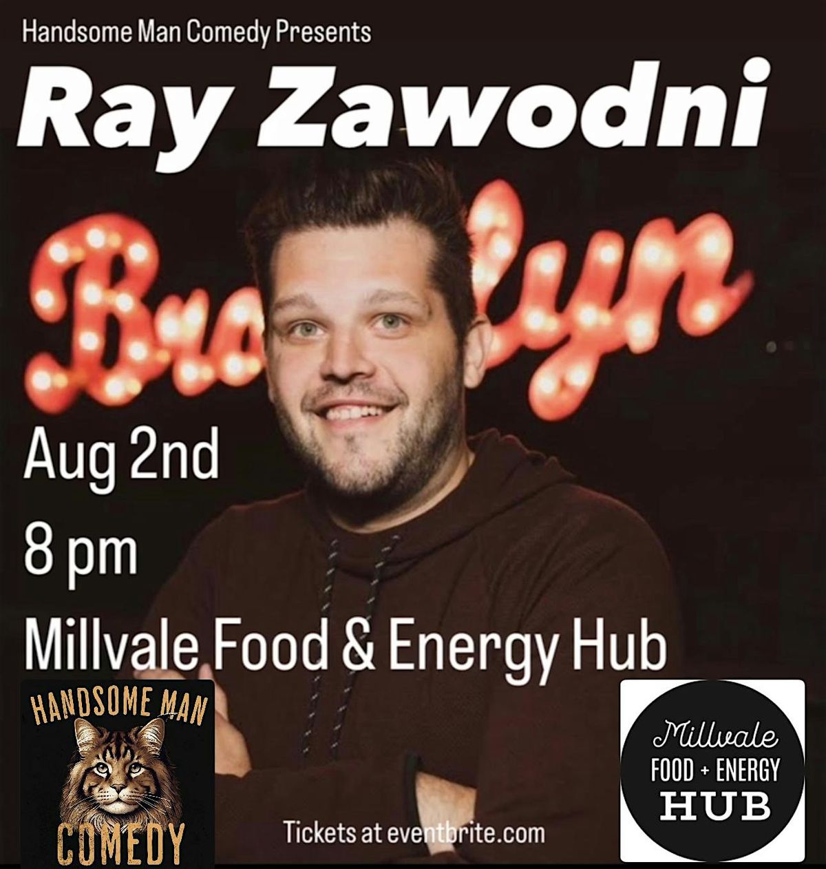 Handsome Man Comedy Presents: Ray Zawodni, 2 August | Event in Millvale | AllEvents