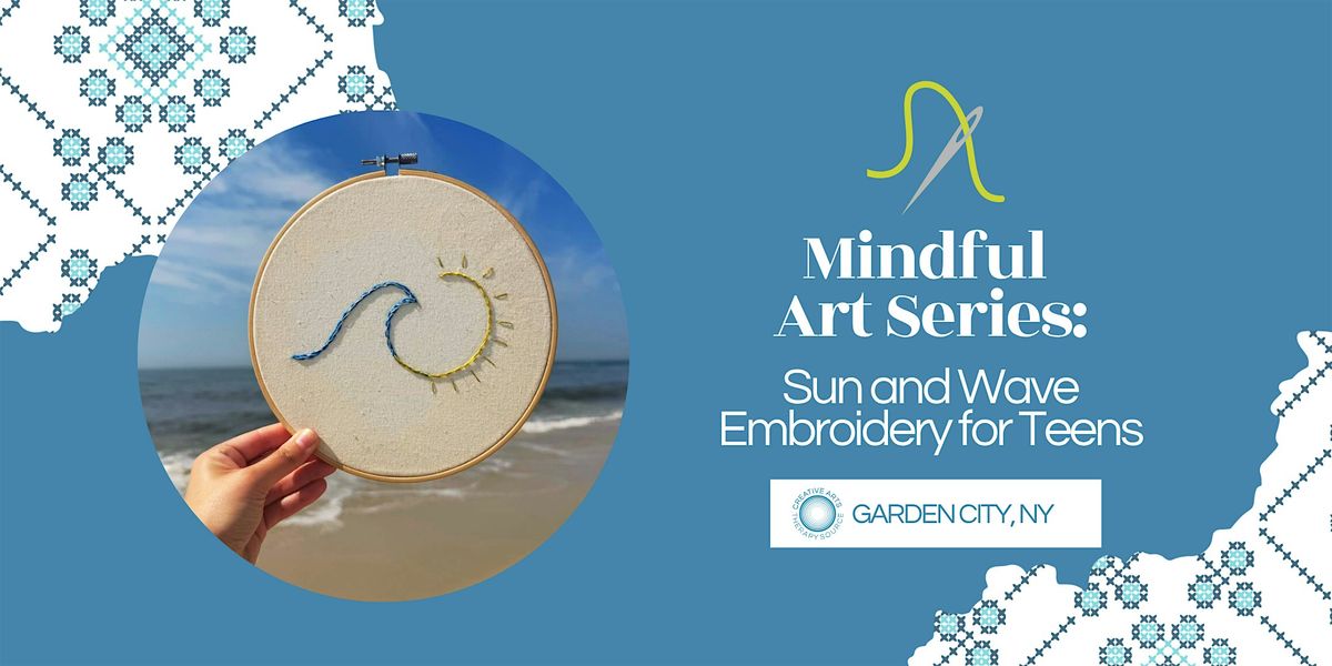 Mindful Art Series: Embroidery Waves, 14 August | Event in Garden City | AllEvents