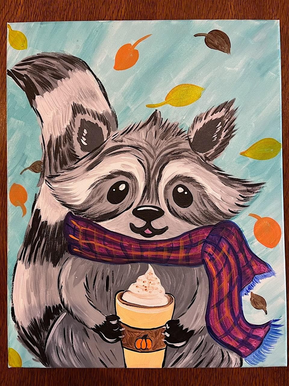Fall Raccoon Canvas Workshop, 8 November | Event in Staten Island | AllEvents