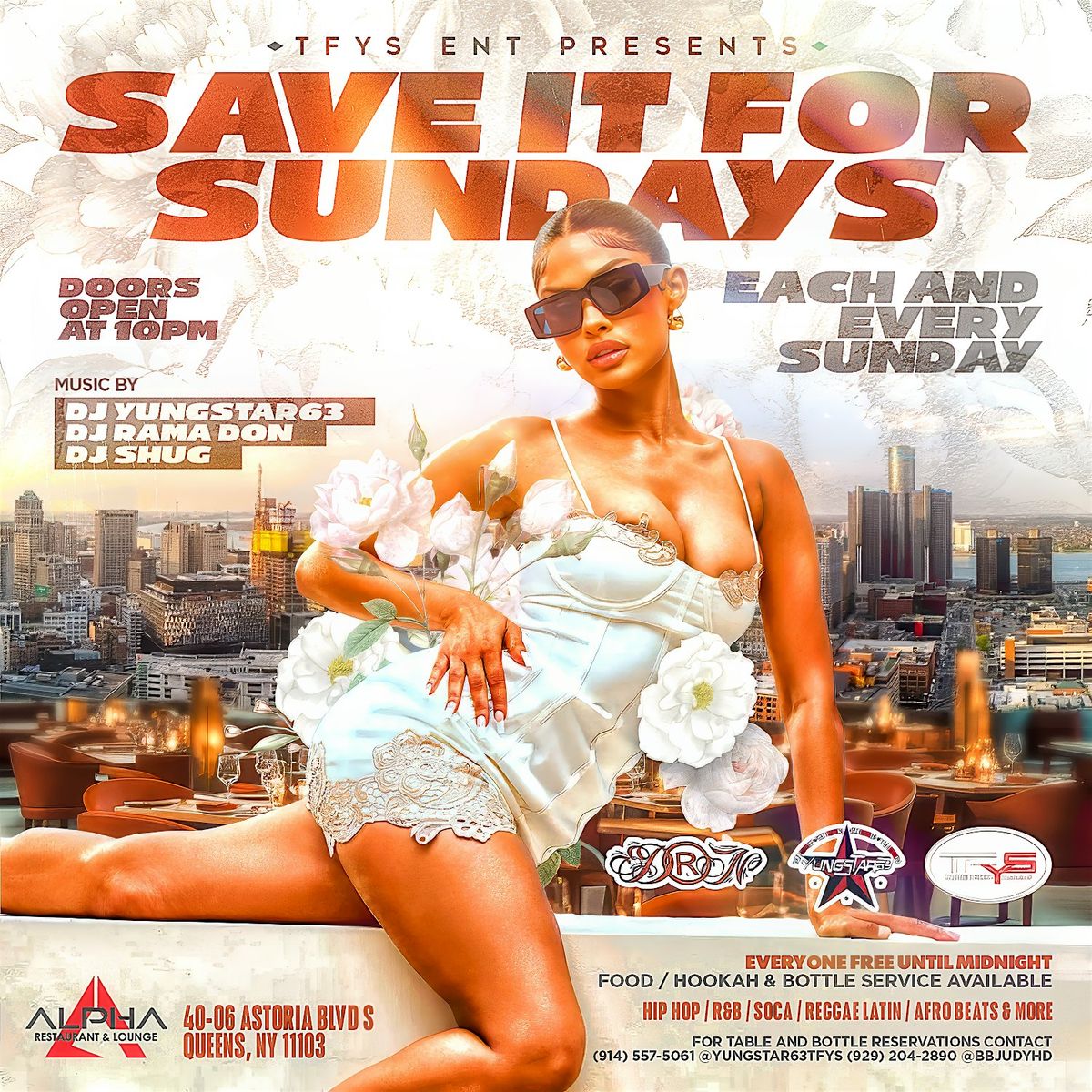 Save it 4 Sundays, 4 July | Event in Queens | AllEvents