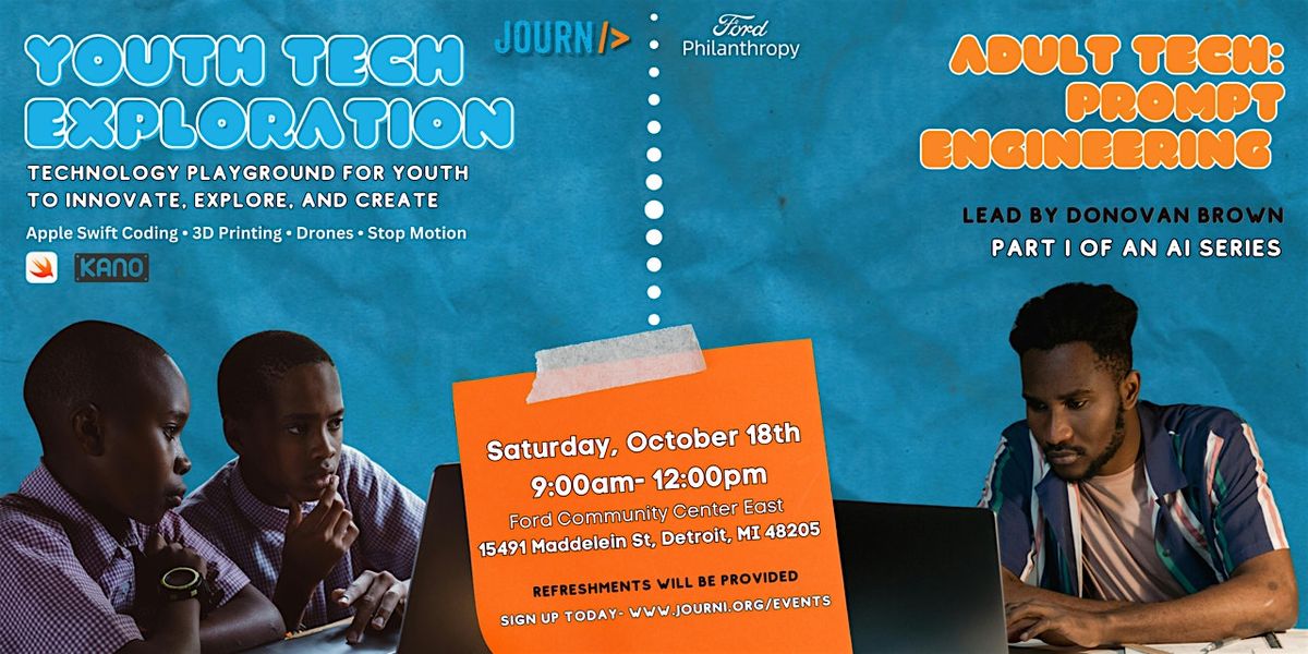 Journi Technology Exploration - October, 18 October | Event in Detroit | AllEvents