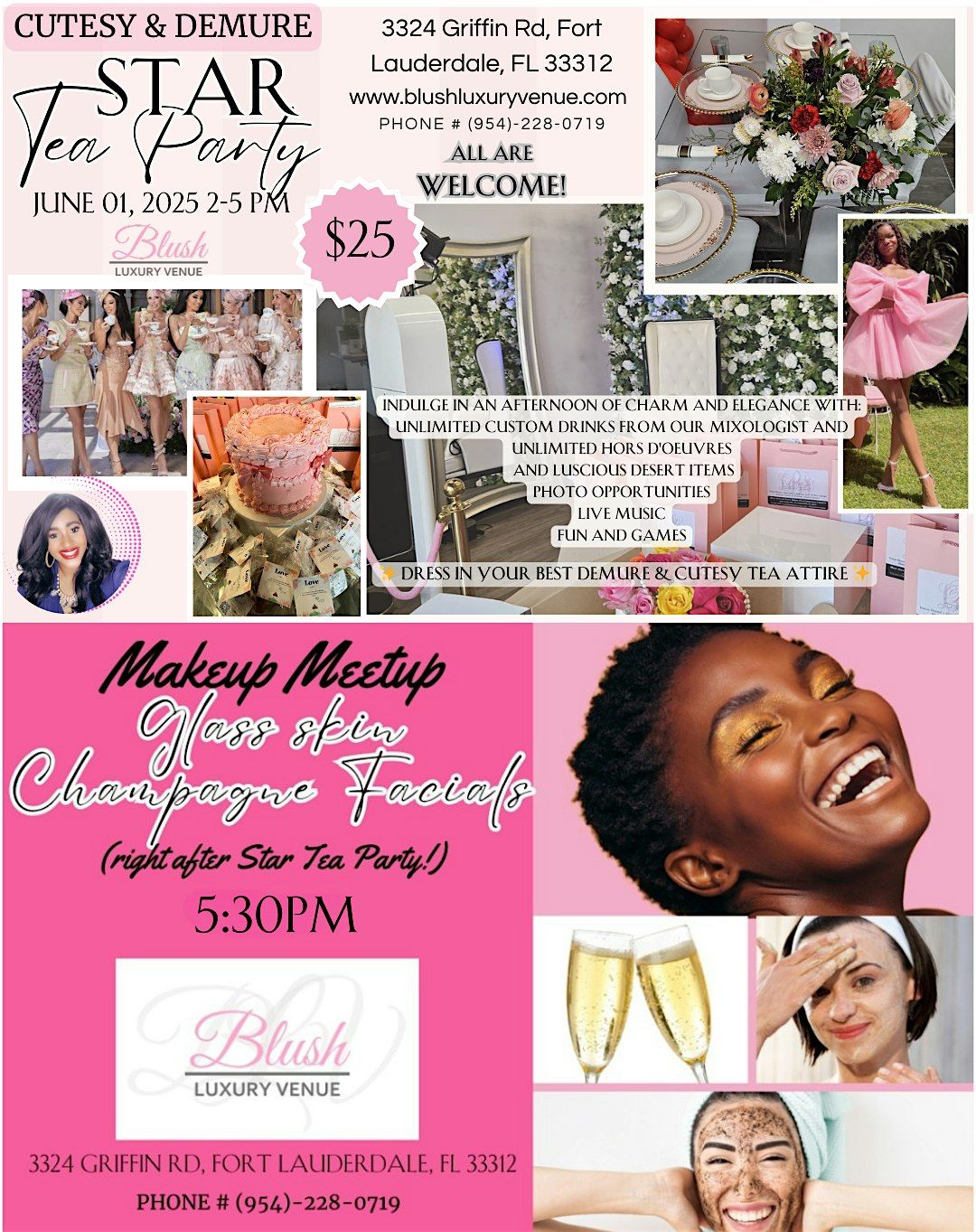 Cutesy and Demure Star Tea Party ☕✨, 1 June | Event in Fort Lauderdale | AllEvents