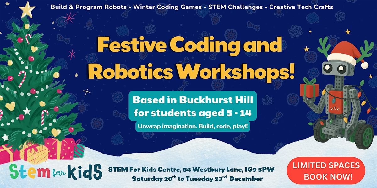 Festive Coding & Robotics Workshop!, 20 December | Event in Buckhurst Hill | AllEvents