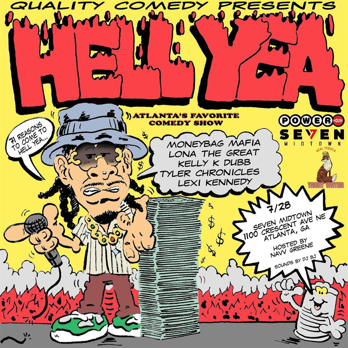 HELL YEA COMEDY SHOW, 28 July | Event in Atlanta | AllEvents