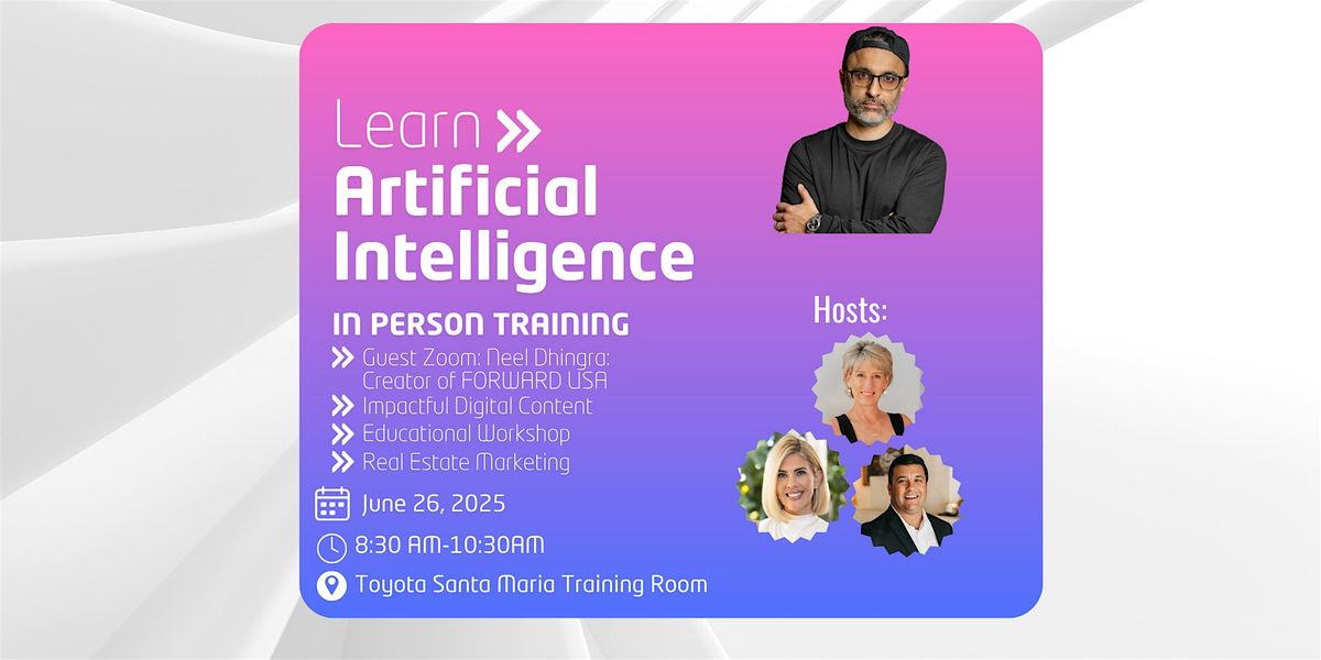 Learn Artificial Intelligence, 26 June | Event in Santa Maria | AllEvents