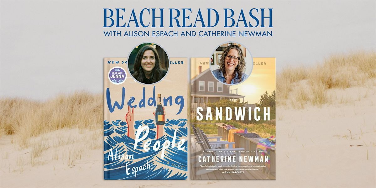 Beach Read Bash with Alison Espach and Catherine Newman, 28 July | Event in cambridge | AllEvents