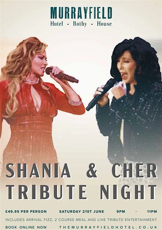 Shania & Cher Tribute Night, 21 June | Event in Edinburgh | AllEvents