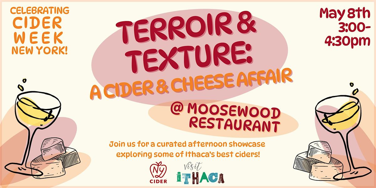 Terroir & Texture: A Cider & Cheese Affair, 8 May | Event in Ithaca | AllEvents