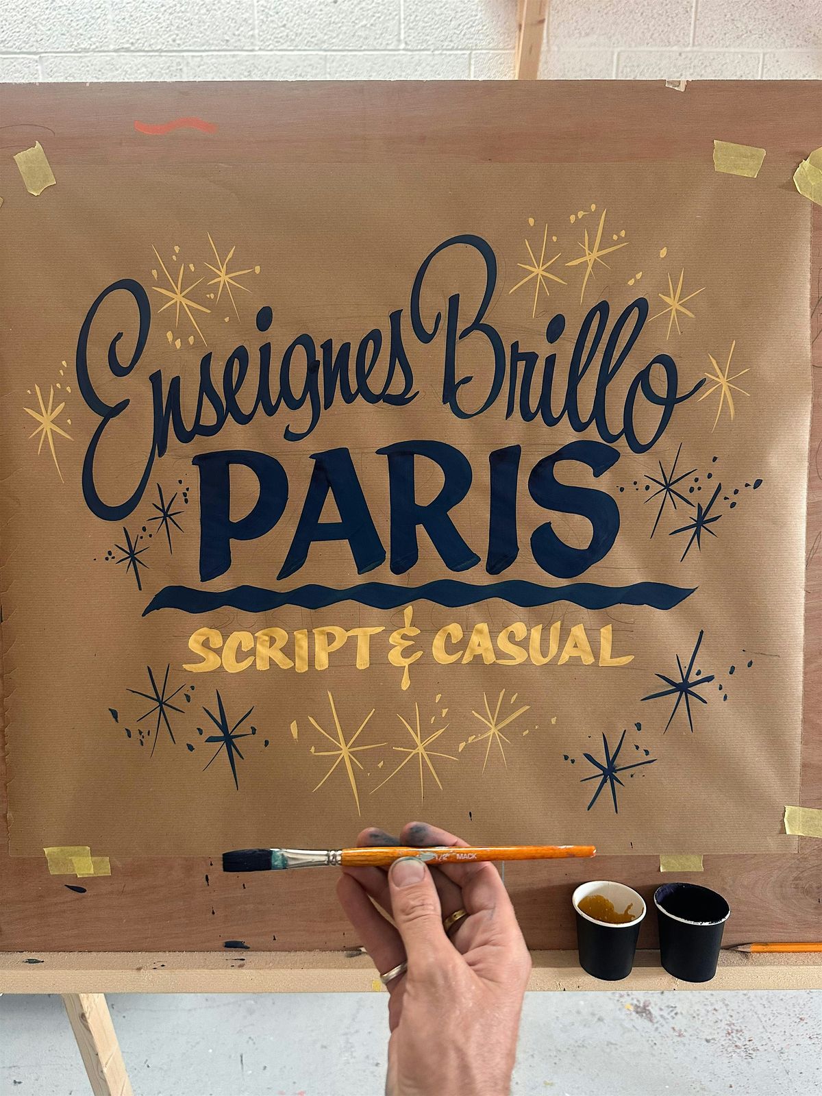 Signwriter's 'Script & Casual' Brush Lettering PARIS 4th & 5th October, 4 October | Event in Paris
