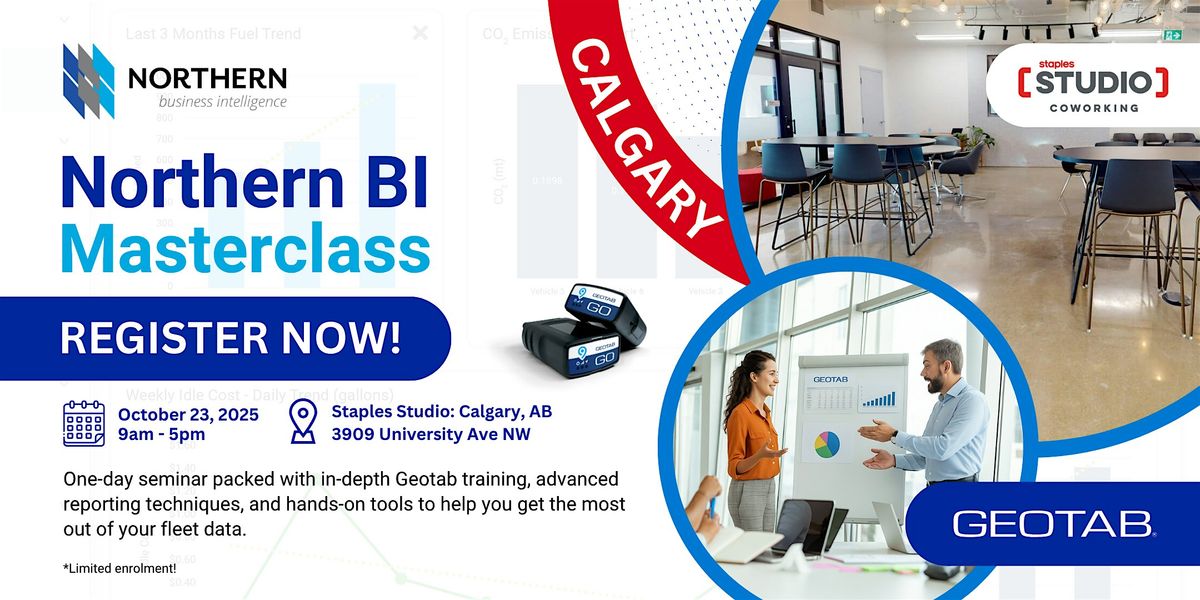 Northern BI Masterclass: Calgary, Alberta, 23 October | Event in Calgary | AllEvents