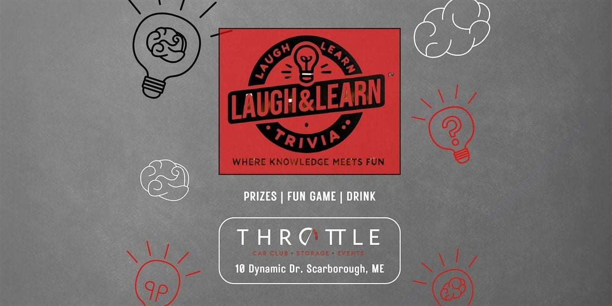 Laugh & Learn Trivia at Throttle Car Club, 21 November | Event in Scarborough | AllEvents