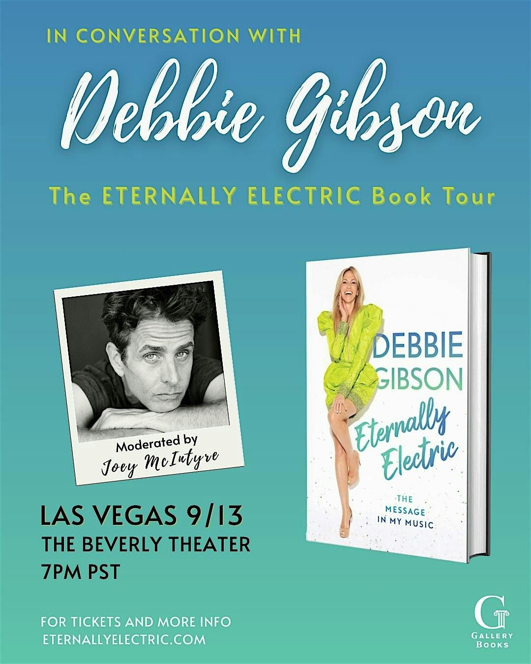 VIP Upgrade for "In Conversation With Debbie Gibson" Las Vegas, 13 September | Event in Las Vegas