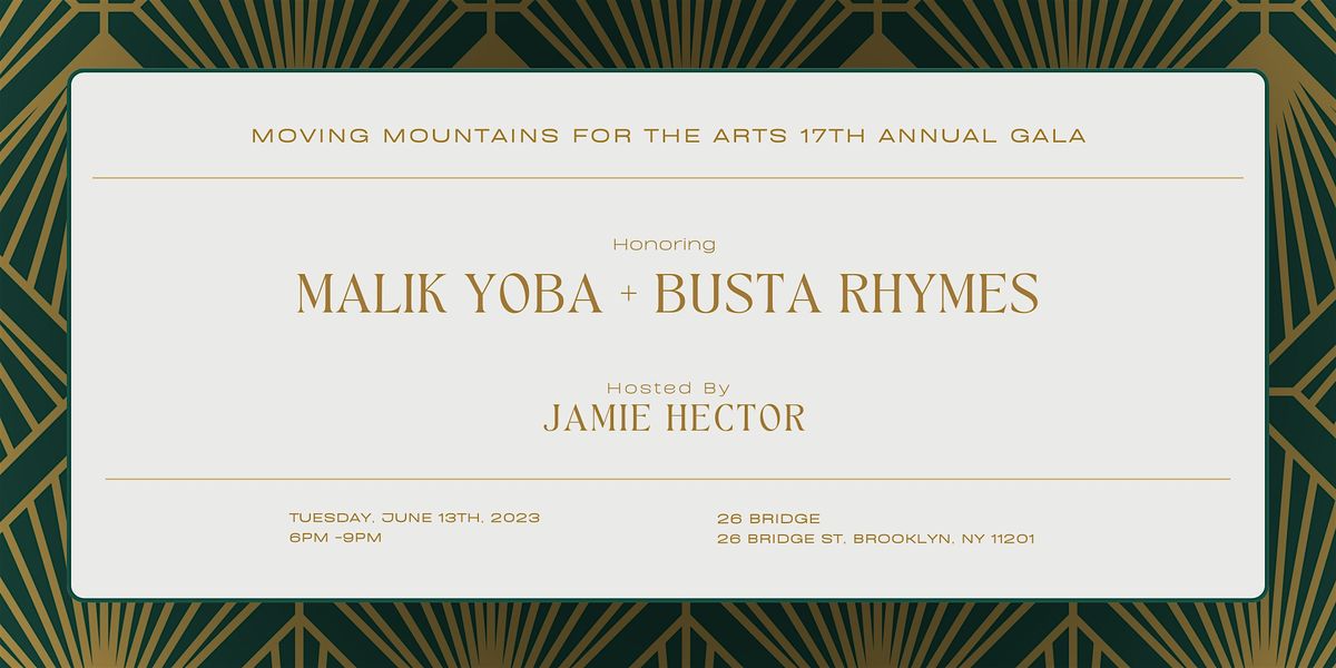 Moving Mountains for the Arts, 11 June | Event in Brooklyn | AllEvents