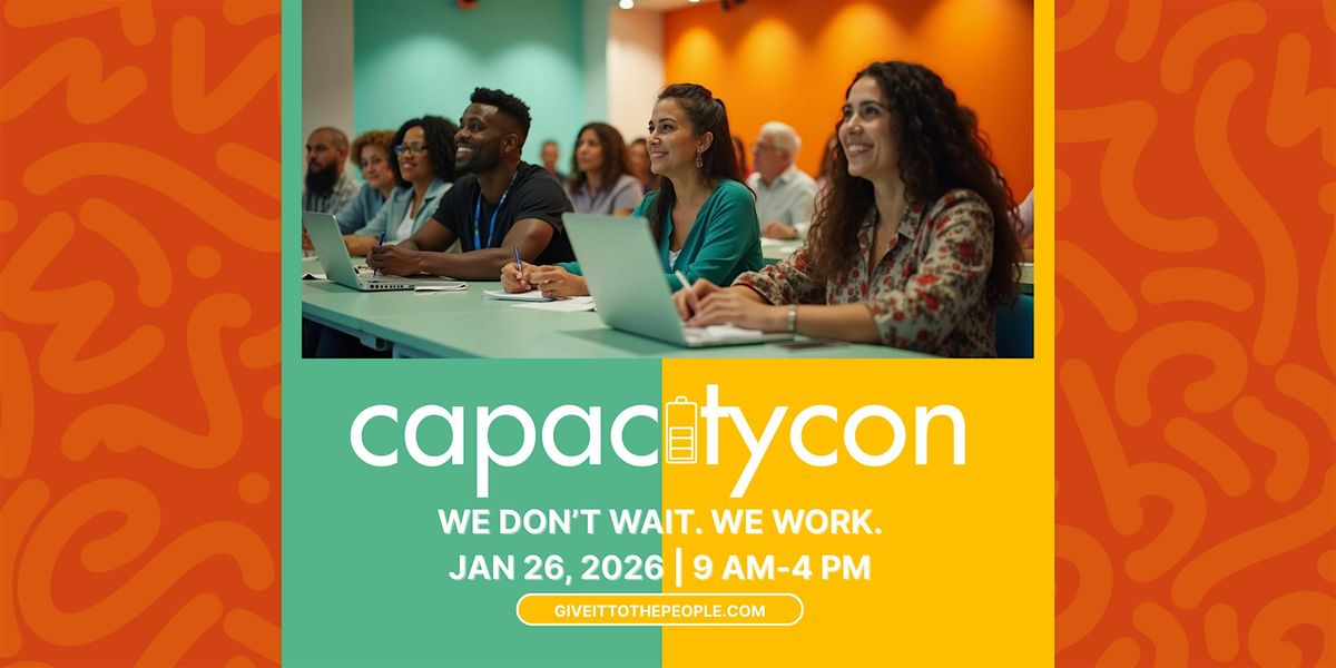 CapacityCon 2026, 26 January | Event in Durham | AllEvents