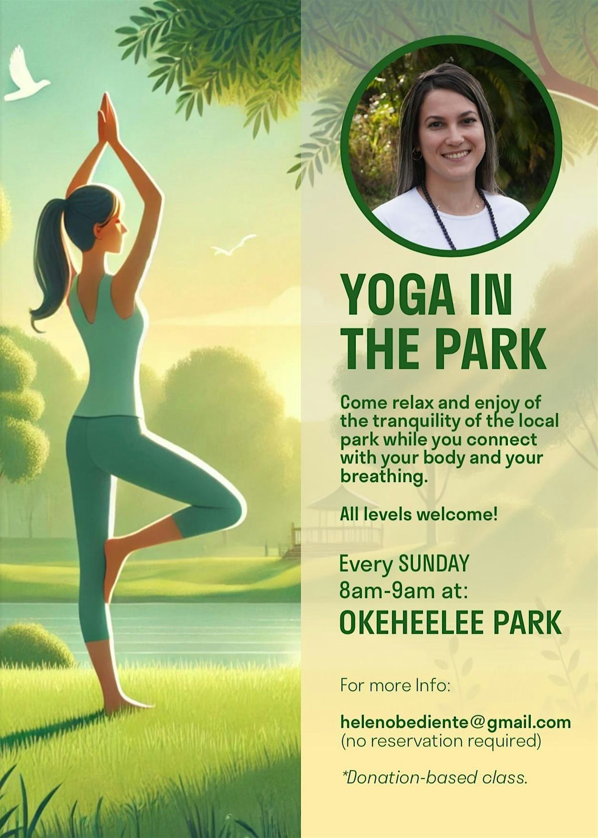 FREE YOGA IN THE PARK EVERY SUNDAY 8-9AM with HELEN | Event in West palm beach | AllEvents