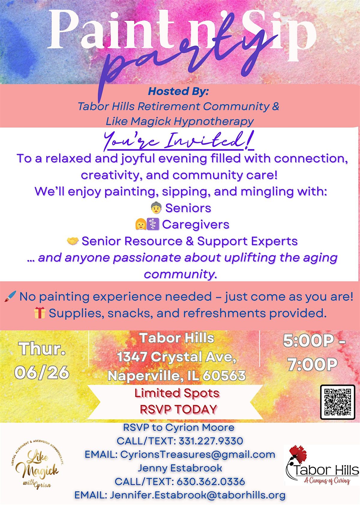 Paint n' Sip Senior Style, 26 June | Event in Naperville | AllEvents