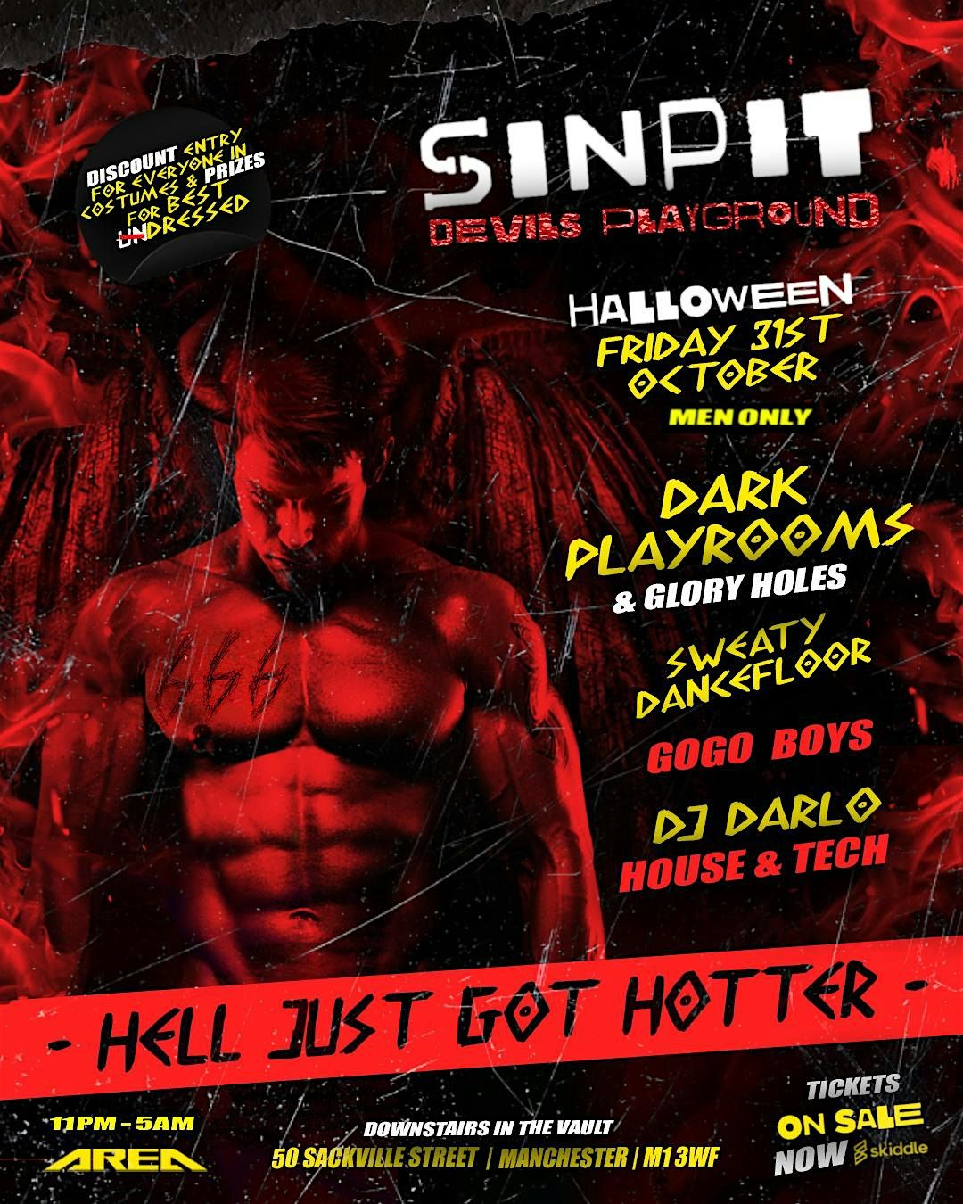 SINPIT Halloween: The Devil's Playground, 31 October | Event in Manchester | AllEvents