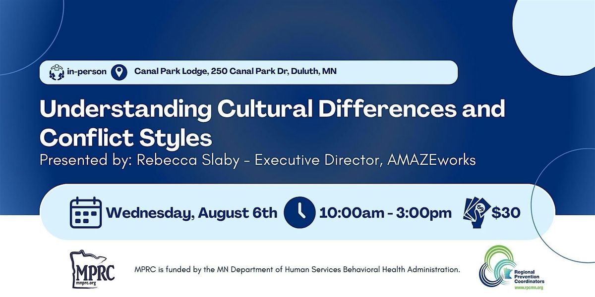 Understanding Cultural Differences, 6 August | Event in Duluth | AllEvents