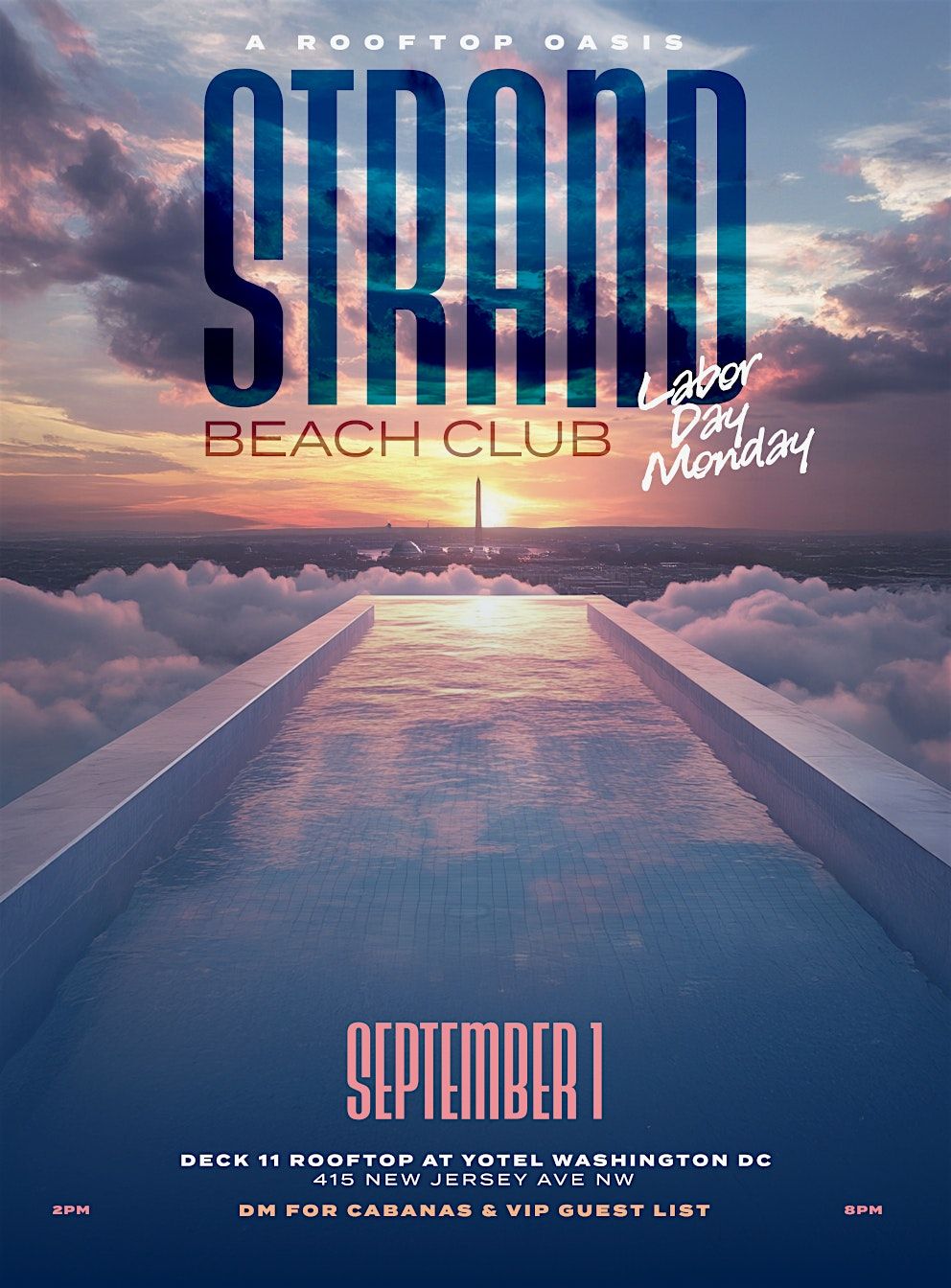 Labor Day Monday at Strand Beach Club, 1 September | Event in Washington | AllEvents