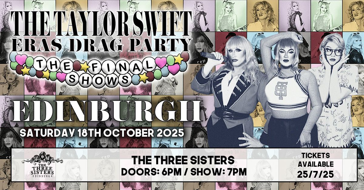 The Taylor Swift Eras Drag Party - Edinburgh (The Final Shows), 18 October | Event in Edinburgh | AllEvents