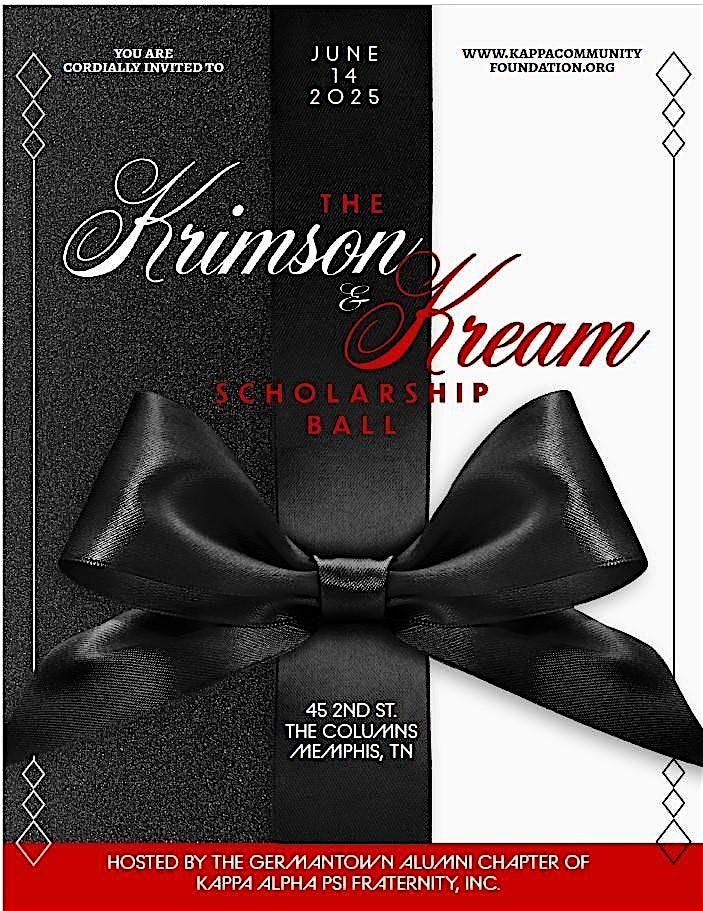 The Krimson and Kream Scholarship Ball, 14 June | Event in Memphis | AllEvents