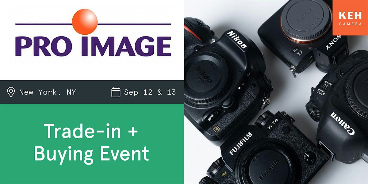 Sell your camera gear (walk-in event) at Pro Image Photo (Amsterdam), 12 September | Event in New York | AllEvents