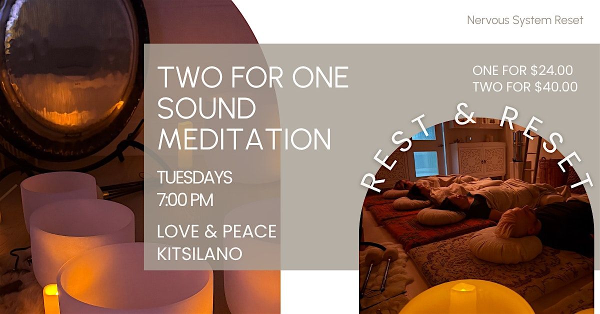 Two for One Tuesday: Sound Meditation – Nervous System Reset | Event in Vancouver | AllEvents