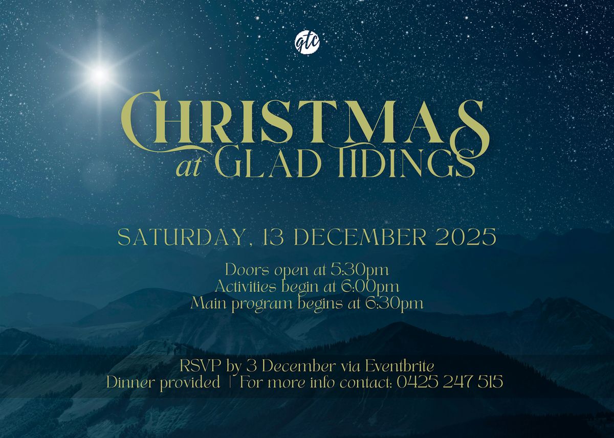 Christmas at Glad Tidings – For Unto Us a King was Born, 13 December | Event in Prestons | AllEvents